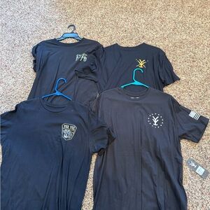 Yee Yee Men's Black Short Sleeve Logo Tee